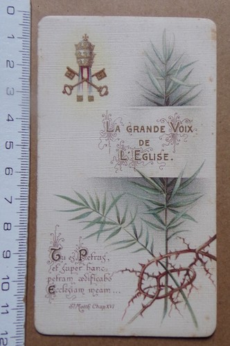Image pieuse grande voix - §, la