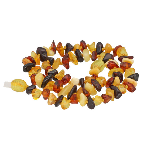 Collier ambre multicolore - en,