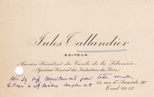 A jules tallandier - c.a,