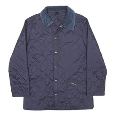 Barbour veste matelassée - matelassée, bleu