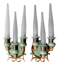 Signé Gilbert Poillerat Paire