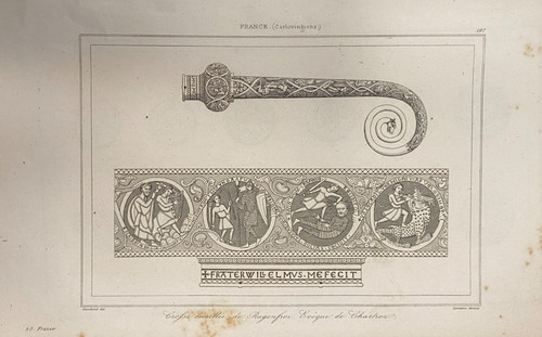 Gravure france carolingiens - carolingiens, "