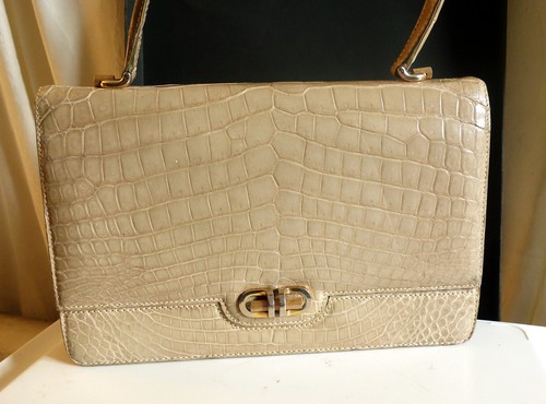 Vintage sac croco couleur - sac,