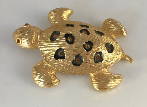 Ample broche tortue metal - ample, tortue/