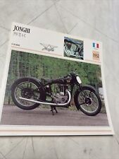 Jonghi 350 TJ4C 1932 carte moto de collection Atlas France