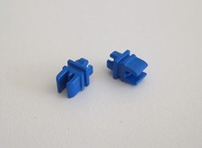 PLAYMOBIL (O2247) ZOO - Lot de 2 Clips Bleu Attaches Murales Bassin 4468