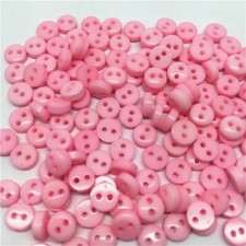 lot 50 Bouton rose 2 trou 6mm scrapbooking bricolage déco mercerie couture