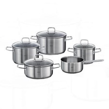 Fissler Viseo Set, Braisière, Casseroles, Poêlon, Acier Inoxydable, 5 Pièces