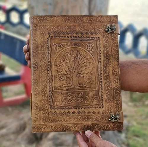 Journal cuir fait main - en,