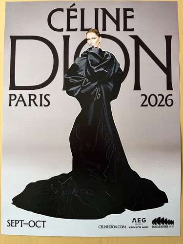 Affiche céline dion concert - affiche,
