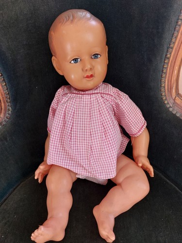 Ancienne poupee bebe baigneur - poupee,