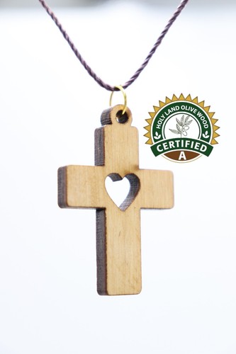 Collier pendentif croix - , coeur