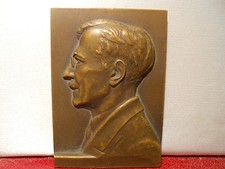 Médaille Plaquette Bronze Médecine Professeur Marcel Brule Hopital Tenon