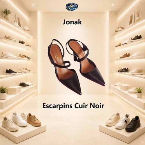 Escarpins jonak slingback cuir - jonak,