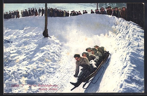 Saint moritz bobsleigh - bobsleigh, run