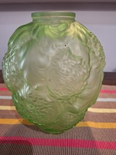 Vase art déco en verre