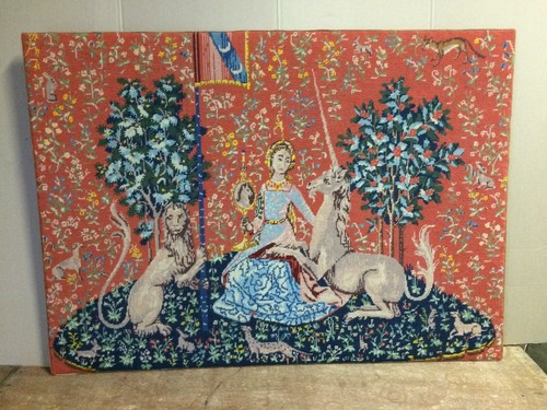 Tapisserie laine au demi - à,