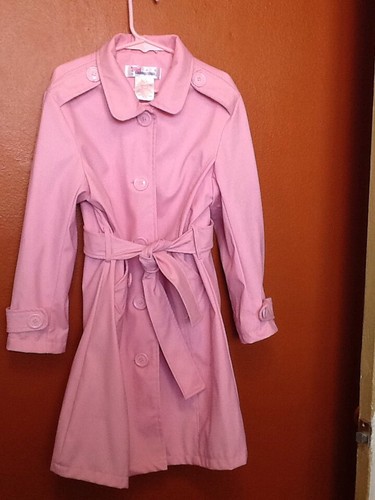 Girls rubberized pink - girls, raincoat