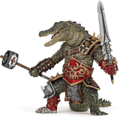Figurine crocodile mutant papo - crocodile,