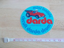 Autocollant jouet voiture - MINI BOLIDE DARDA - CIRCUIT DARDA DROM