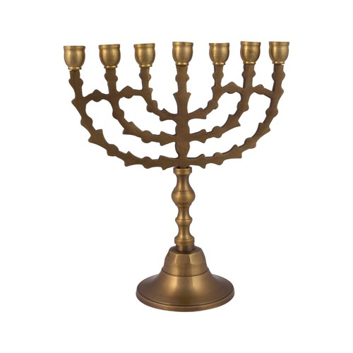 Authentique menorah bronze - menorah,