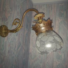 ANCIENNE PAIRE D'APPLIQUE MURALE ART NOUVEAU EN BRONZE SIGNÉES JACQUES VISSEAUX