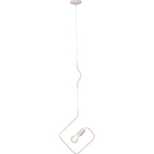 Suspension Luminaire De Plafond Kacy Rose Métal Moderne Max. 60W E27 Réglable