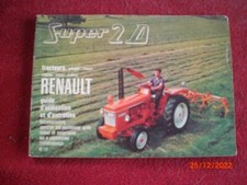 GUIDE D'UTILISATION   ET   D ENTRETIEN  TRACTEUR  RENAULT  SUPER 2D  NE 113