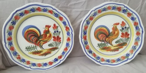 Assiettes anciennes faience - 2,