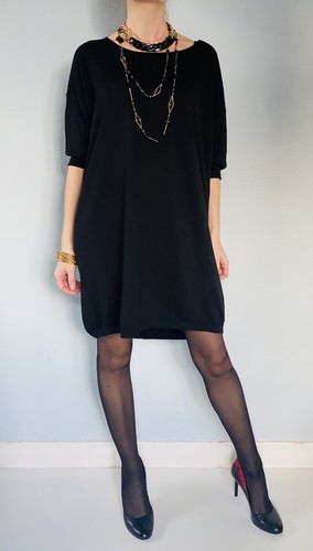 Robe laine coupe - robe, oversize