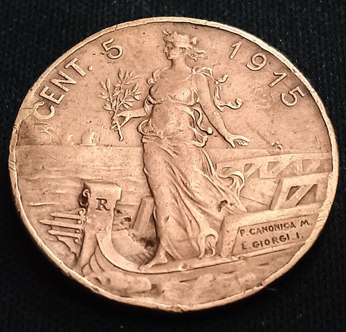 Centimes 1915 italie - centimes,