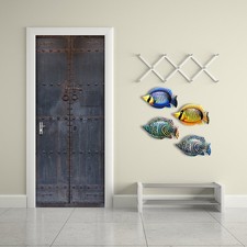 Métal Poisson Mural Art