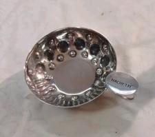 Tastevin en métal argenté