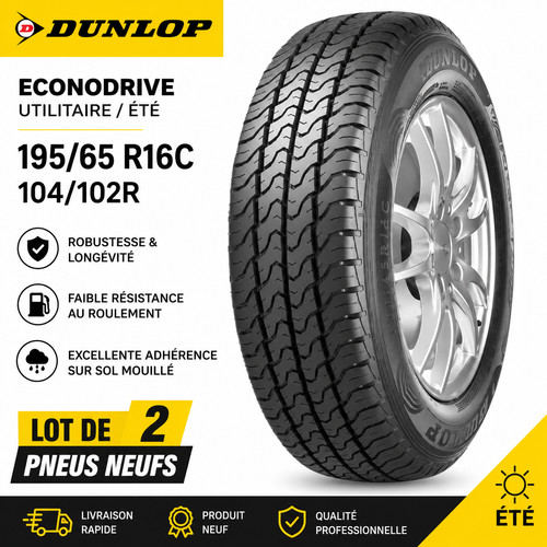 Lot pneus dunlop - lot,