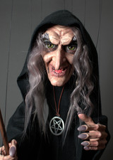 Marionnette sorcière - poupée originale faite à la main