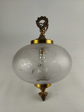 Suspension Boule Verre motif