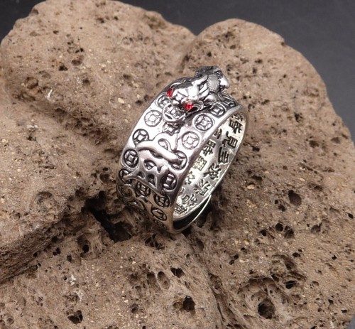 Bague tibétaine mantra - tibétaine,