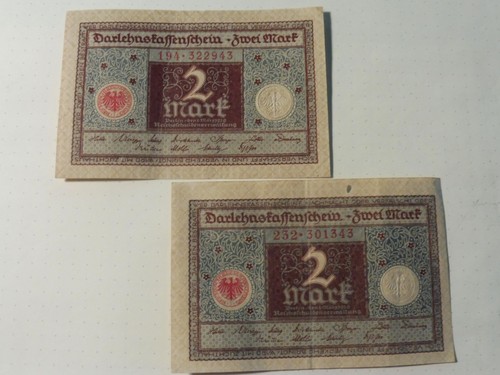 Lot billets allemand - billets, x