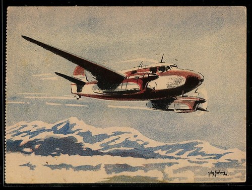 Carte postale artiste - carte, d'artiste