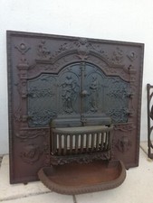 vend façade de cheminée+ grilles