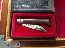 couteau ancien OPINEL DEBARQUEMENT 1944 1994 rare antique knife messer coltello