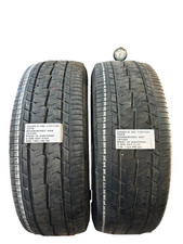 2 PNEUS D'OCCASION 225/65 R 16C 112/110T JOUET D'ÉTÉ 6 MM DOT 5122