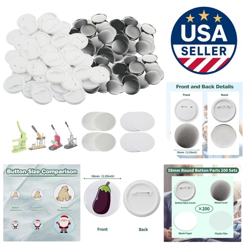 200 sets 58mm button - sets,