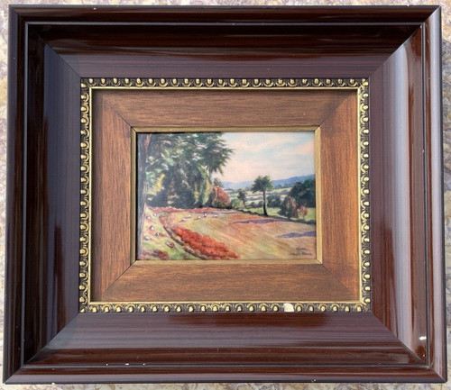 Peinture émaillée sur cuivre - peinture,