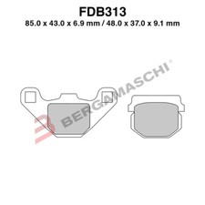 Paire Plaquettes Freins Ferodo