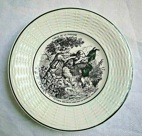 Assiette digoin sarreguemines - assiette,