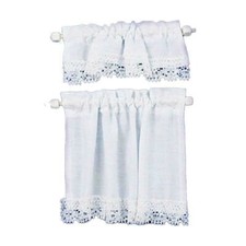 Poupées Maison Blanc Rideau &