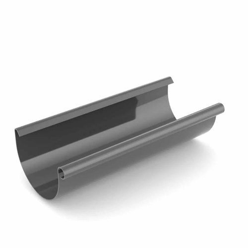 Gouttière graphite pvc - gouttière, 2m