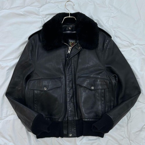 Schott 174us leather bomber - leather,