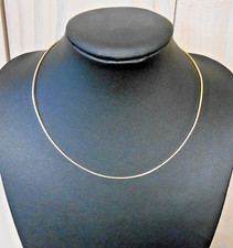 Collier or jaune 18k  maille cable  poincon 750